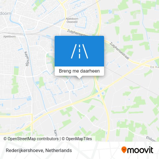 Rederijkershoeve kaart
