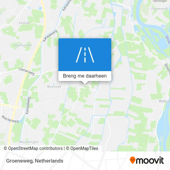 Groeneweg kaart
