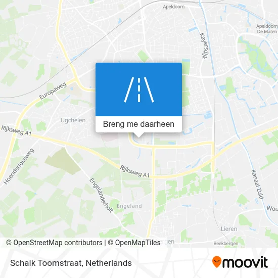 Schalk Toomstraat kaart