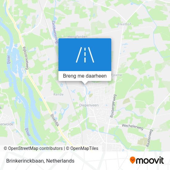 Brinkerinckbaan kaart