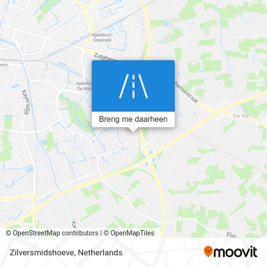 Zilversmidshoeve kaart