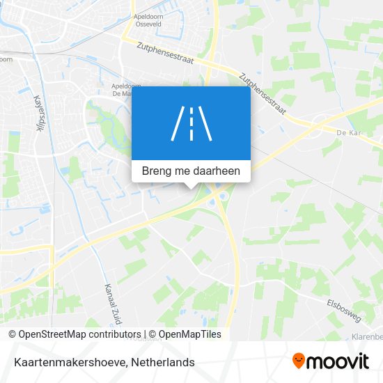 Kaartenmakershoeve kaart