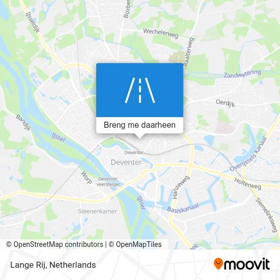 Lange Rij kaart