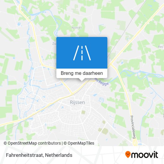 Fahrenheitstraat kaart