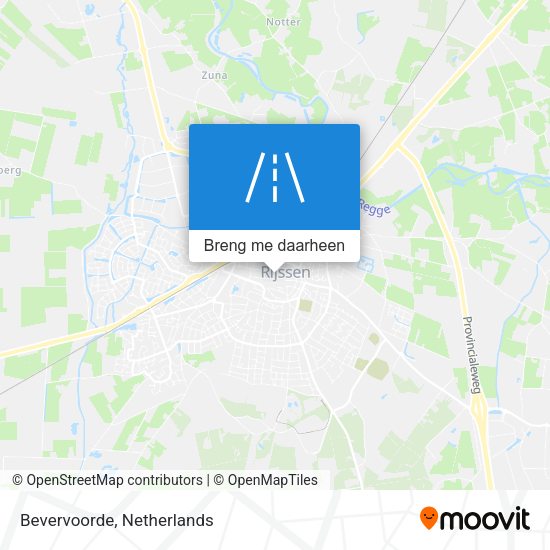 Bevervoorde kaart