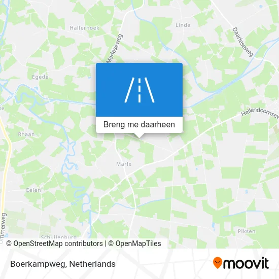 Boerkampweg kaart