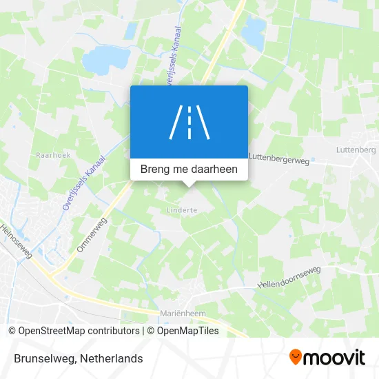 Brunselweg kaart
