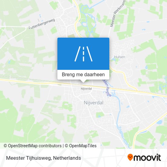 Meester Tijhuisweg kaart