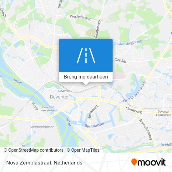 Nova Zemblastraat kaart