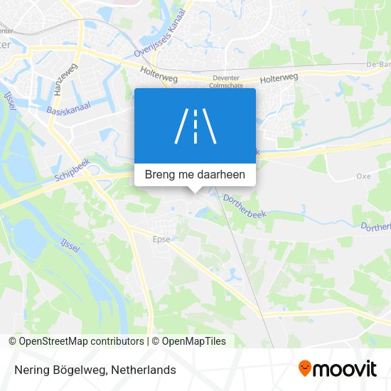 Nering Bögelweg kaart
