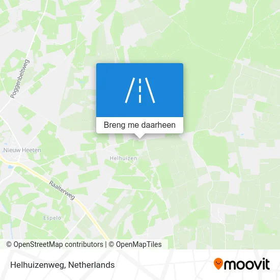 Helhuizenweg kaart