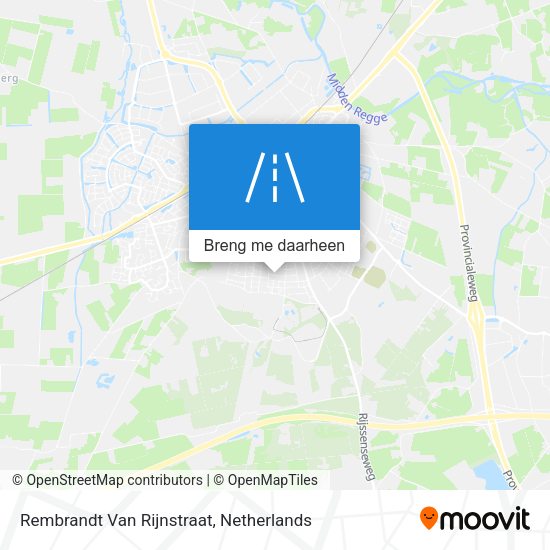 Rembrandt Van Rijnstraat kaart
