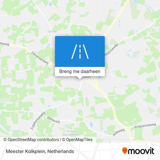 Meester Kolkplein kaart