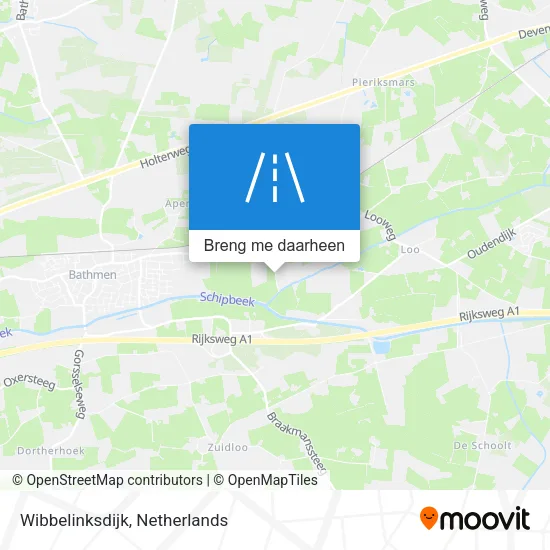 Wibbelinksdijk kaart