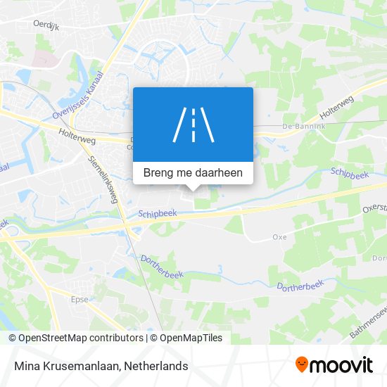 Mina Krusemanlaan kaart
