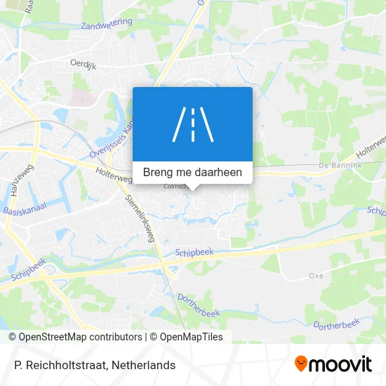 P. Reichholtstraat kaart