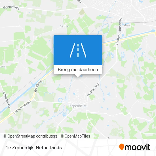 1e Zomerdijk kaart
