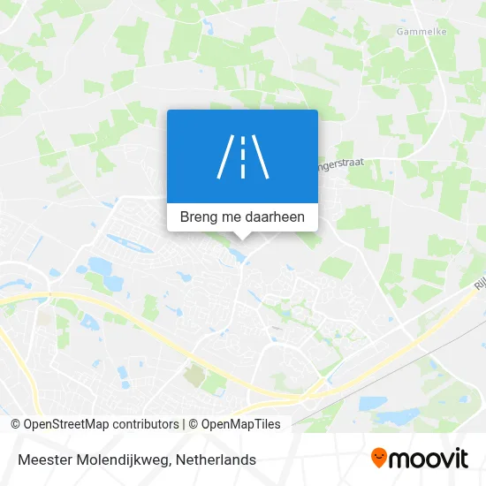 Meester Molendijkweg kaart