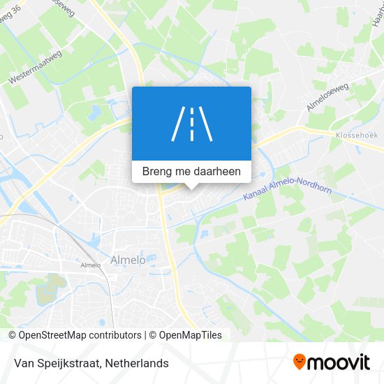Van Speijkstraat kaart