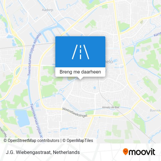 J.G. Wiebengastraat kaart