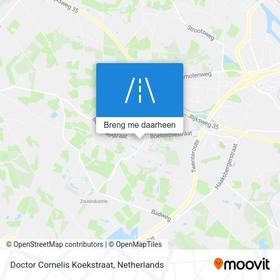 Doctor Cornelis Koekstraat kaart