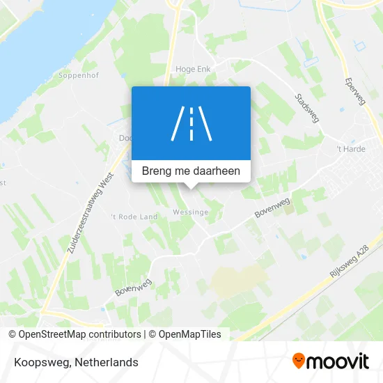 Koopsweg kaart