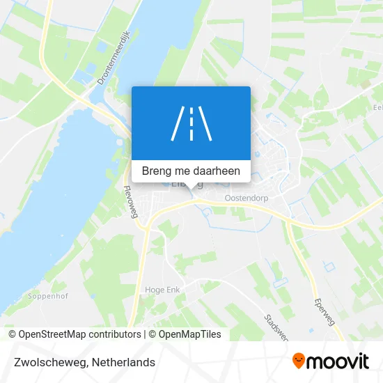 Zwolscheweg kaart