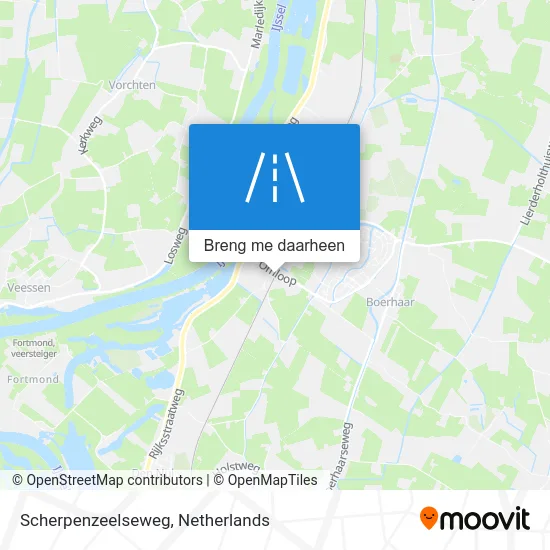 Scherpenzeelseweg kaart