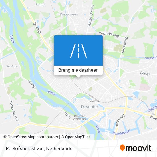 Roelofsbeldstraat kaart