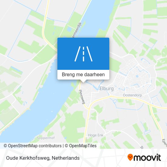 Oude Kerkhofsweg kaart