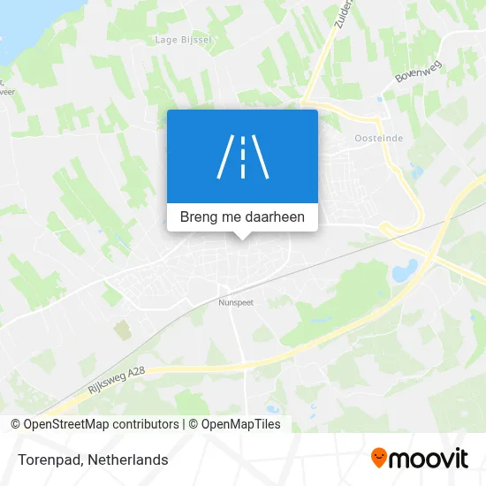Torenpad kaart
