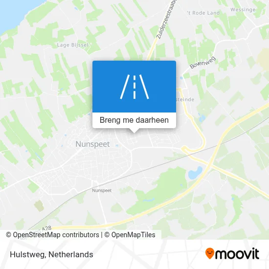 Hulstweg kaart