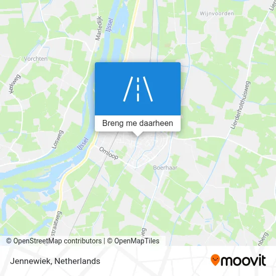 Jennewiek kaart