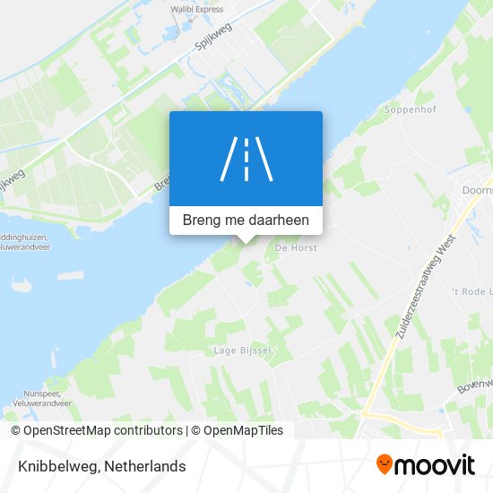 Knibbelweg kaart