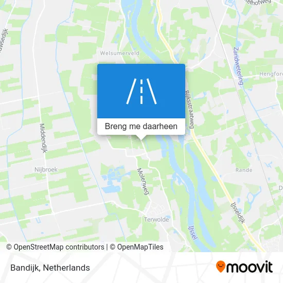 Bandijk kaart