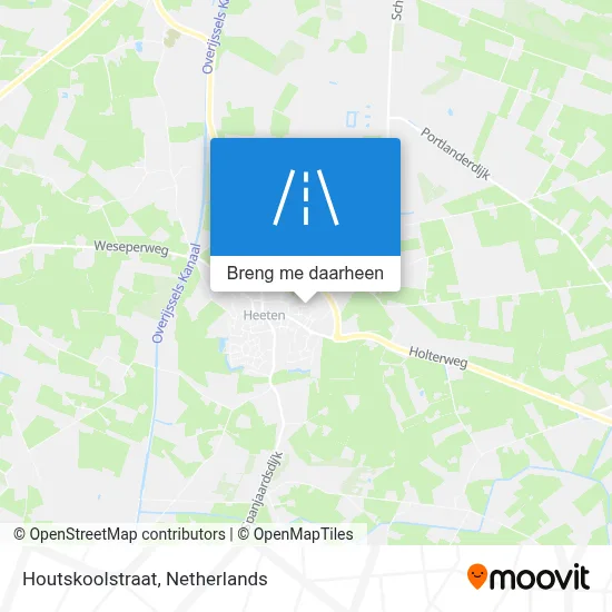 Houtskoolstraat kaart