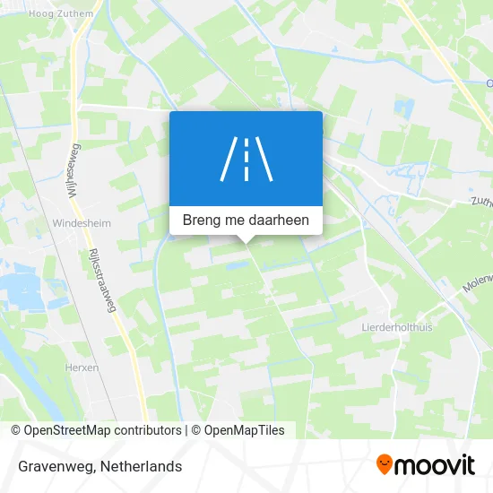 Gravenweg kaart