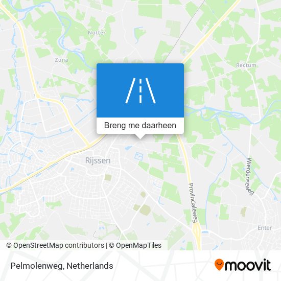 Pelmolenweg kaart