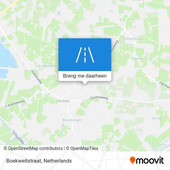 Boekweitstraat kaart