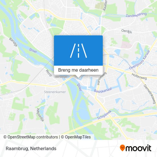 Raambrug kaart