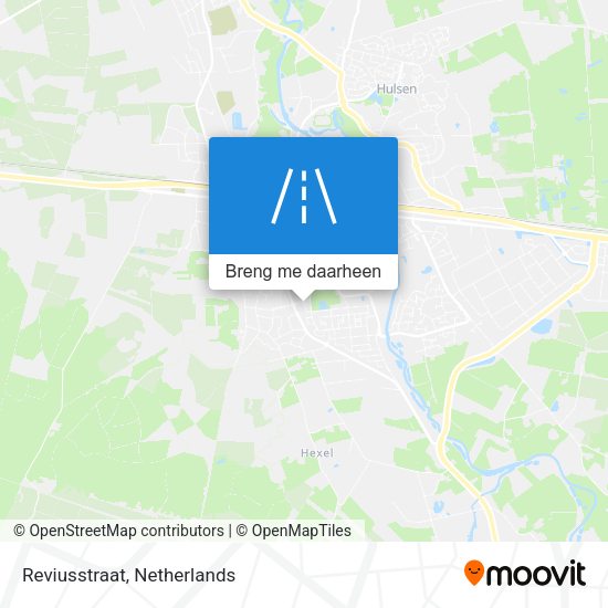 Reviusstraat kaart