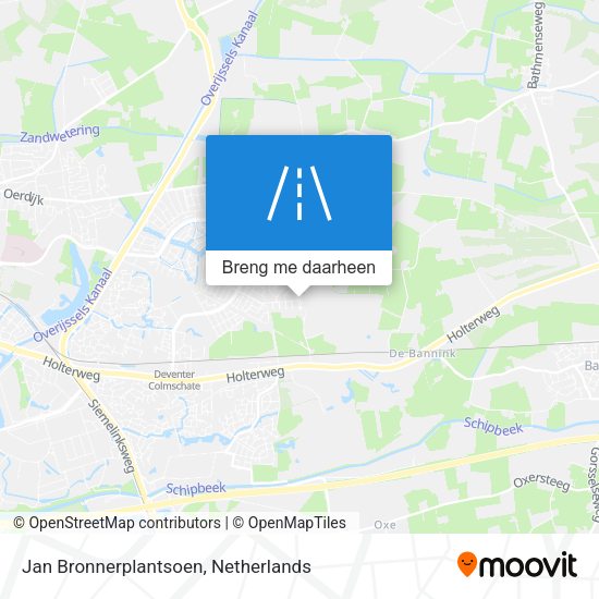 Jan Bronnerplantsoen kaart