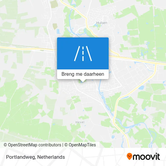 Portlandweg kaart