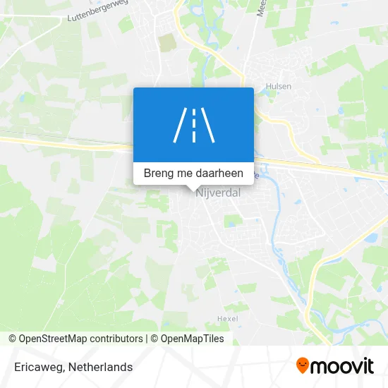 Ericaweg kaart