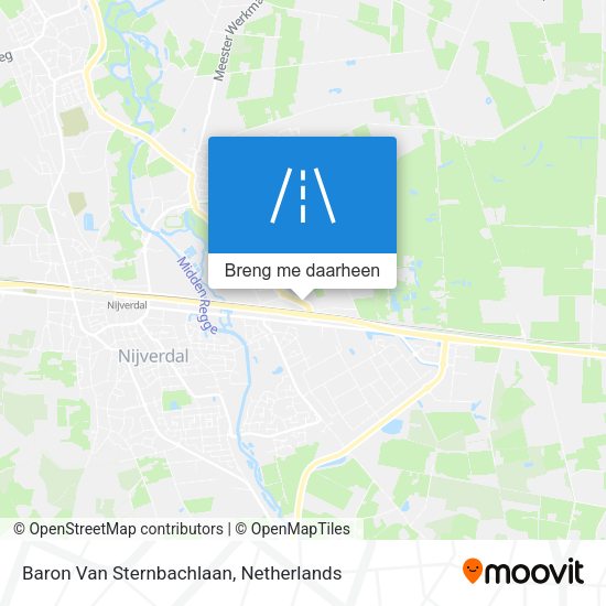 Baron Van Sternbachlaan kaart