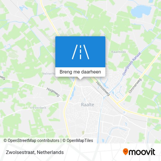 Zwolsestraat kaart