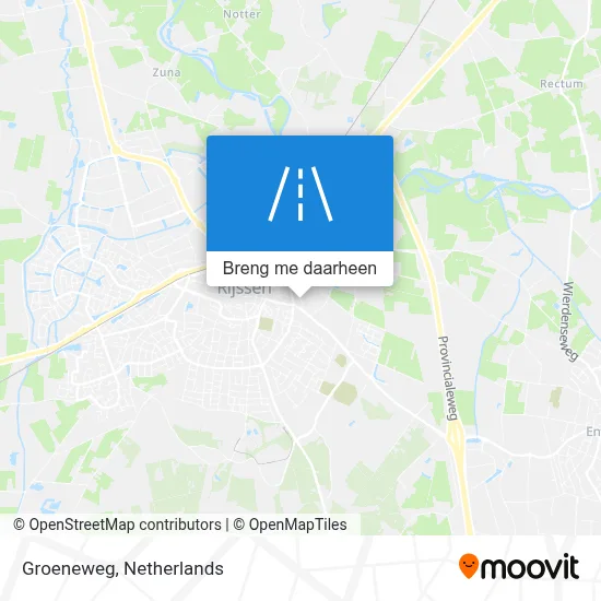 Groeneweg kaart