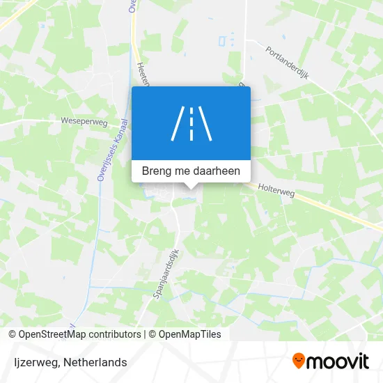 Ijzerweg kaart