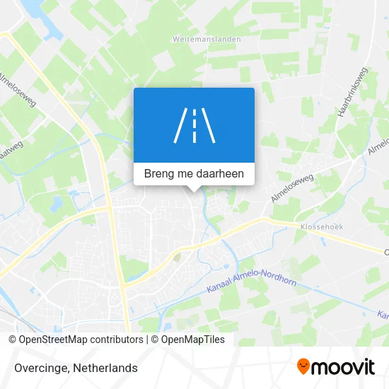 Overcinge kaart