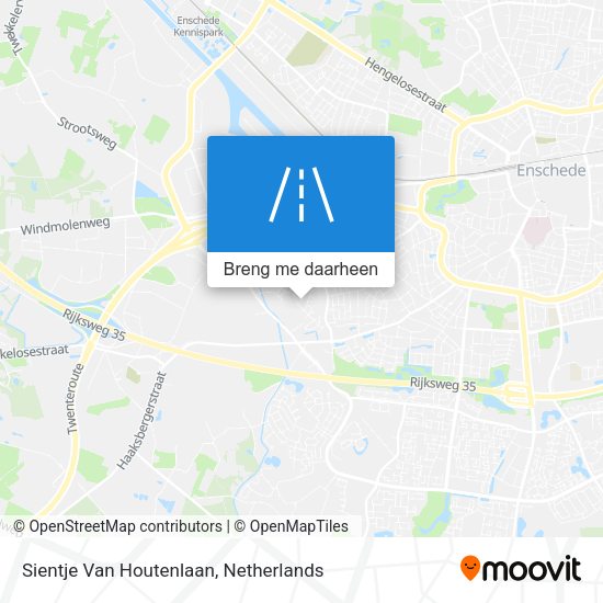 Sientje Van Houtenlaan kaart